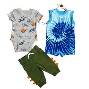 Carter’s baby 0-3 M 3 piece bundle